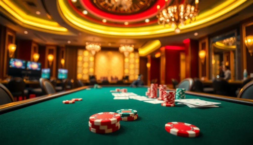 เข้าร่วม tiger24 vip ที่โต๊ะโป๊กเกอร์สุดหรูในคาสิโนที่มีบรรยากาศเต็มไปด้วยความตื่นเต้น