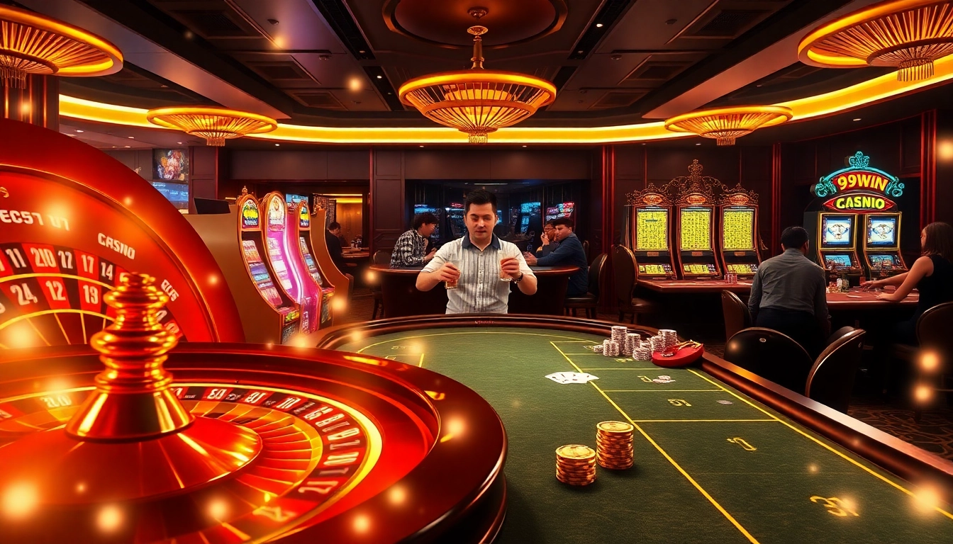 Experience exciting gameplay at 99WIN with vibrant casino tables and thrilling online betting.