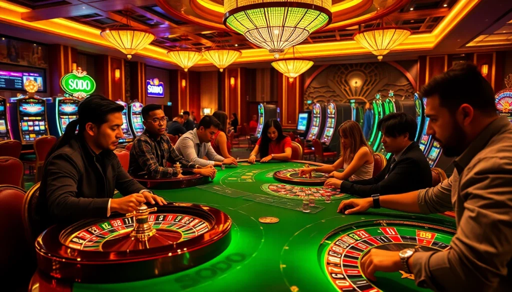 SODO Casino offers thrilling gameplay with engaging poker tables and vibrant slots.