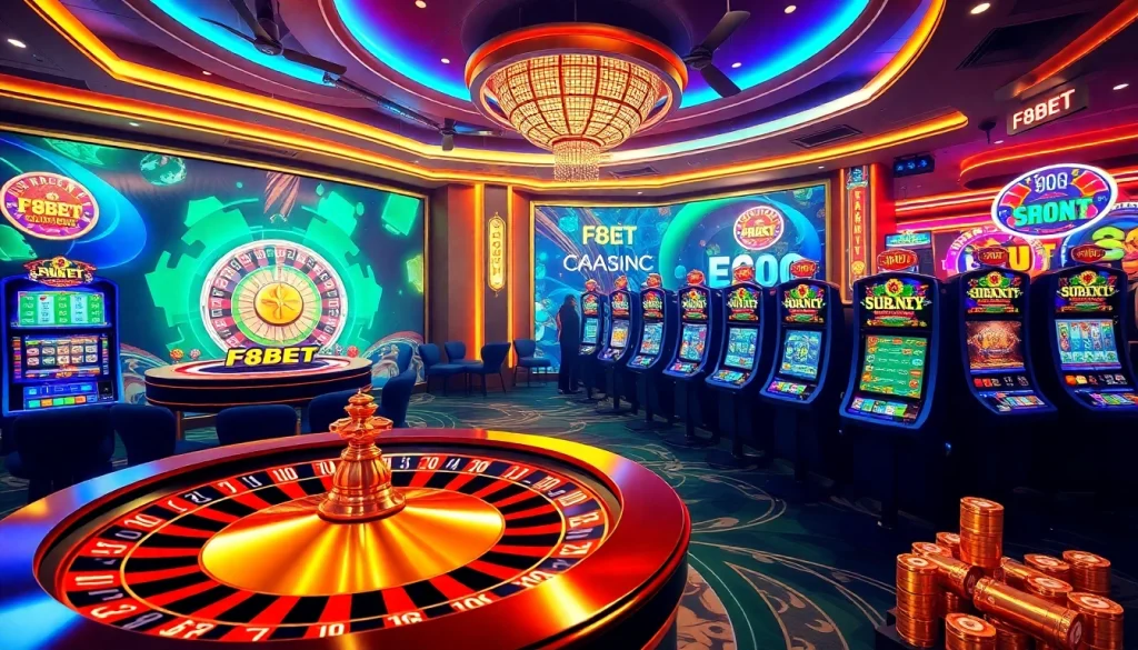 Experience thrilling online gaming at https://f8bet.dental with vibrant casino visuals.