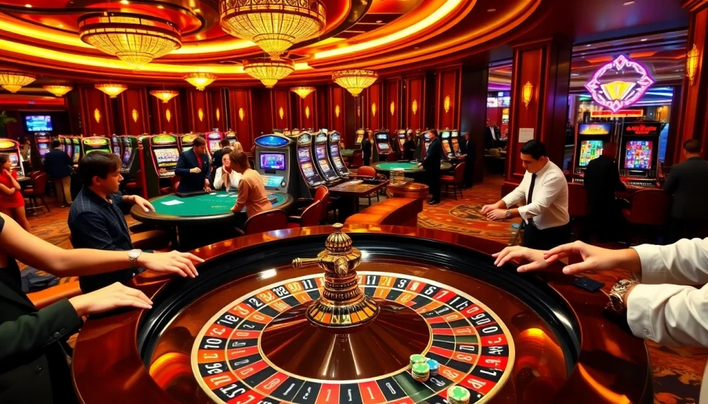 Experience the thrill of betting at oxbet com in a luxurious casino setting.
