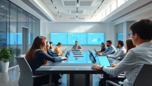 Engaging collaboration at an AI powered warranty company demonstrating modern teamwork.