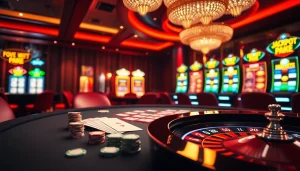 Experience thrilling gameplay at https://s8net.com/ with luxurious casino tables and engaging slot machines.