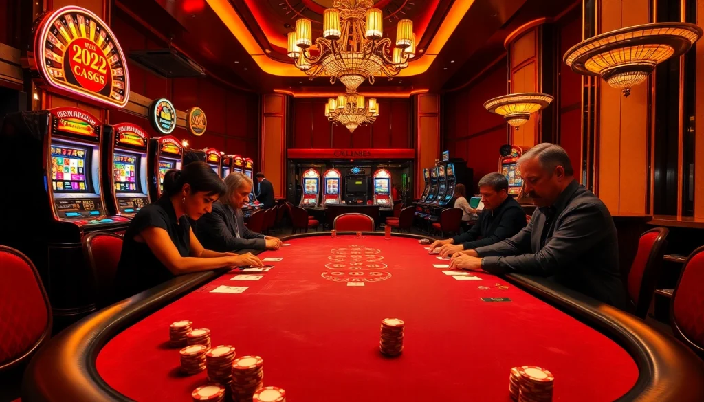 Engaging poker scene at https://www.5z7776.com/ with intense players and luxurious casino atmosphere.