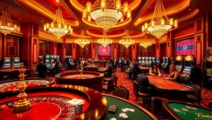 Experience the thrill of 23win with vibrant casino gaming scenes.