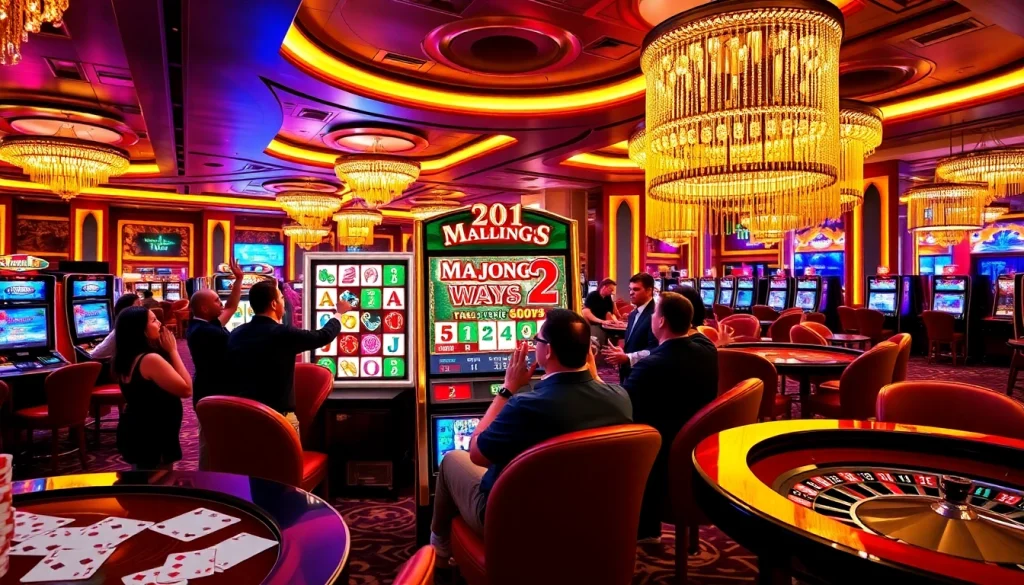 Mainkan Mahjong Ways 2 slot untuk kemenangan mendebarkan di tengah atmosfer kasino yang hidup.