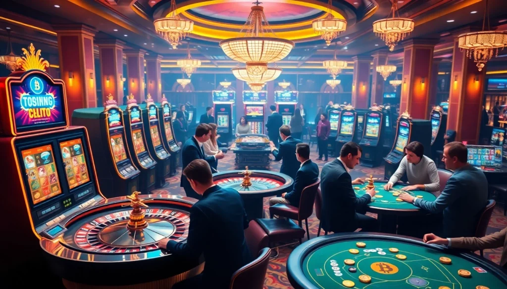 Vivez l'excitation des meilleurs casinos crypto avec des tables de jeu dynamiques et des machines à sous luxueuses.