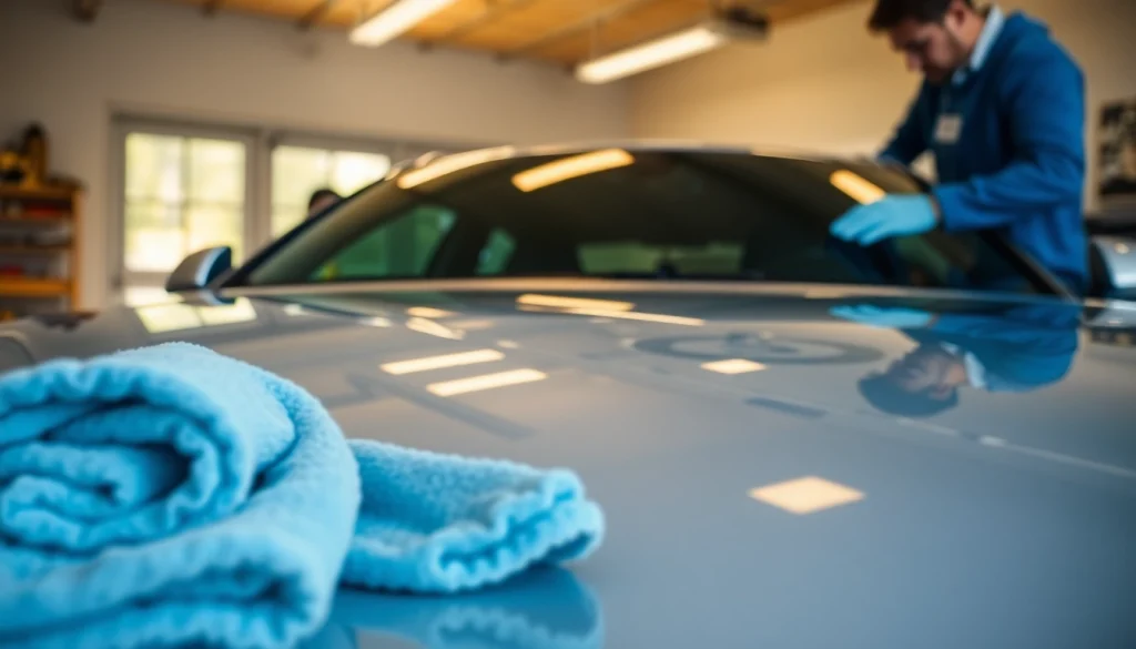 Enhance your vehicle's appearance with the best car detailing Chattanooga TN services, showcasing a professional detailing expert.