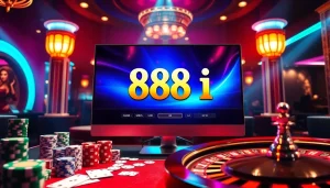 Experience the excitement of 88i game with sleek casino visuals and vibrant gaming elements.