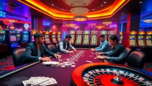 Experience the thrill of high-stakes gaming at 8kbet with luxurious casino visuals.