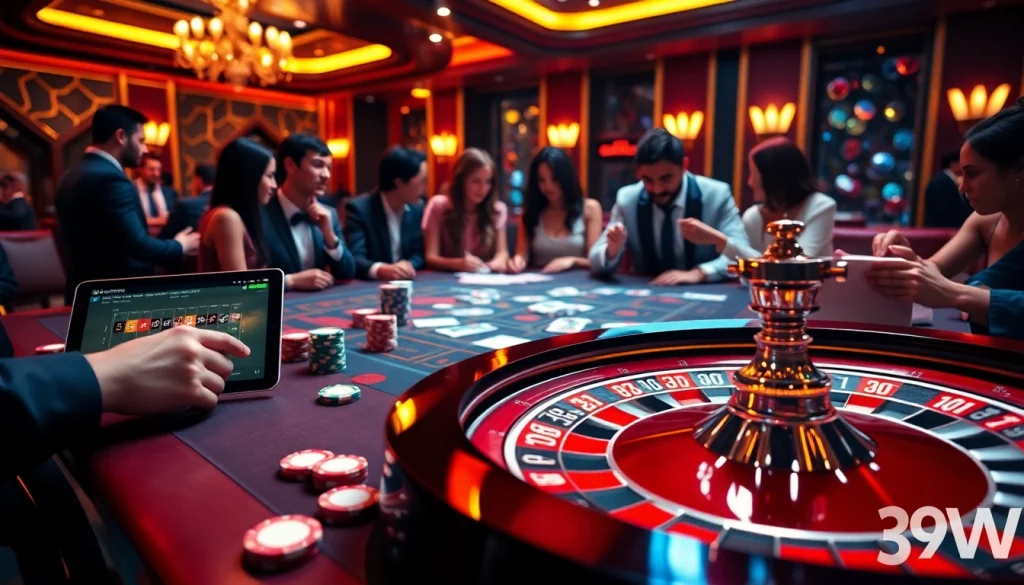 Experience thrilling gameplay and camaraderie with 399W's engaging online casino atmosphere.