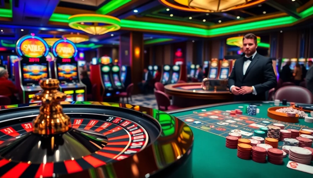 MMOO casino players enjoying a thrilling roulette game with professional dealers.