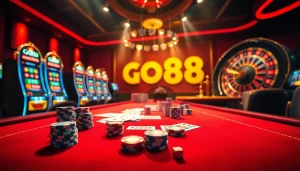 Experience excitement at GO88 with vibrant casino games and poker action.