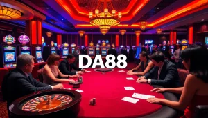 Join the winning action at DA88 with engaging gameplay and colorful casino elements.