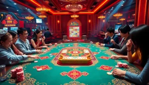 Engage in the thrilling mahjong ways 2 game experience in a vibrant casino setting.