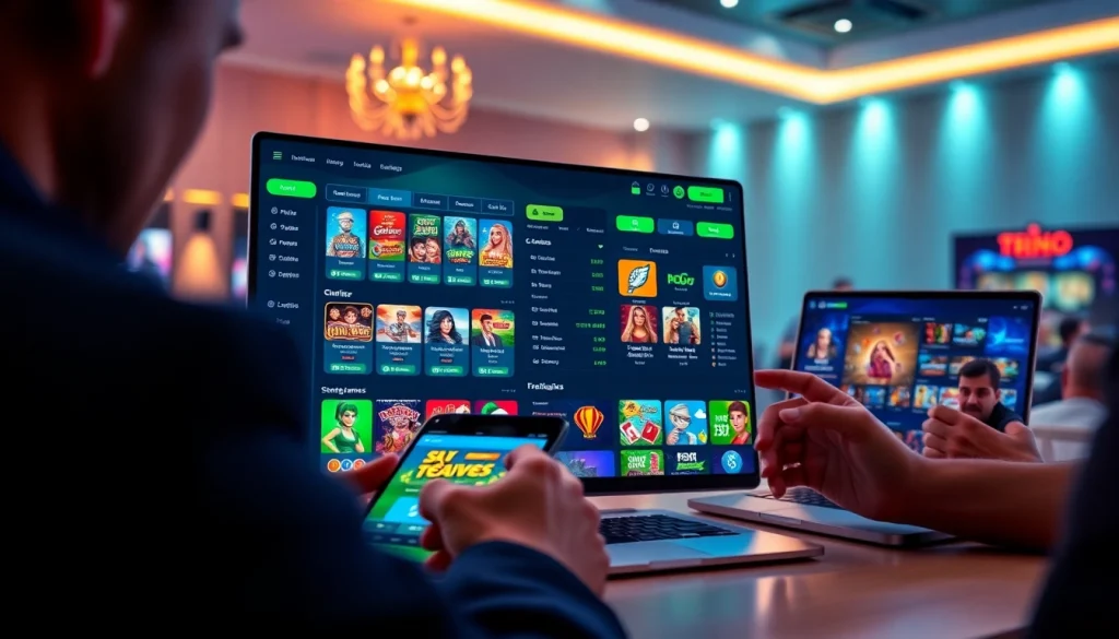 222O's modern online betting platform featuring engaging slots and live dealer interactions.