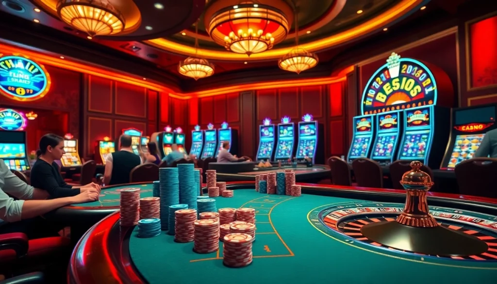 Engage with thrilling gameplay at https://s666hn.com/ featuring lively poker tables and illuminated slot machines.