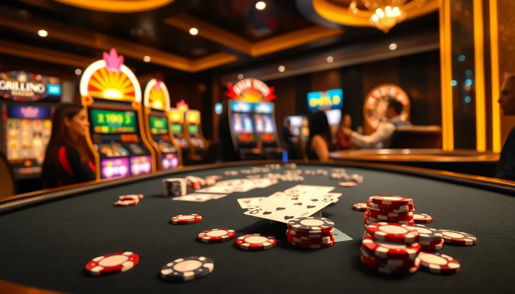 Experience high-energy gaming action at trang chủ PS99 with vibrant casino tables and exciting gameplay.