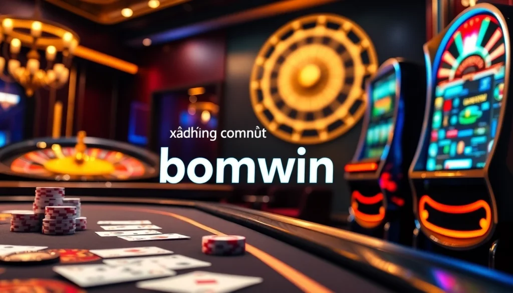 Experience the thrill of online gaming with Đăng nhập bomwin, featuring vibrant casinos and engaging gameplay.