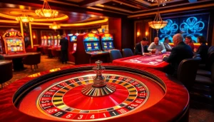 Experience thrilling games at https://32win.spot/ with vibrant casino tables and excited players.