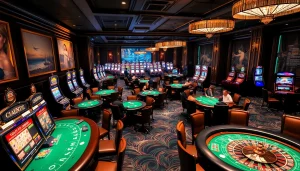 Engage in thrilling casino action at https://fc88.de.com/, featuring poker tables and vibrant slot machines.