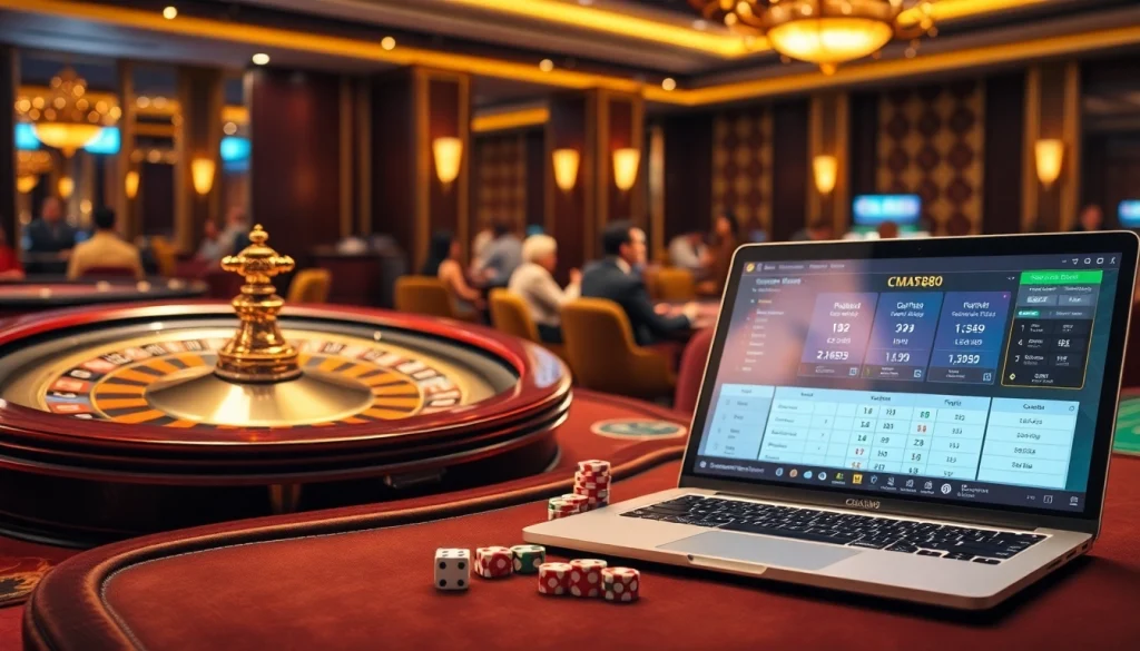 Experience the excitement of CM88 with vibrant casino games and engaging players.