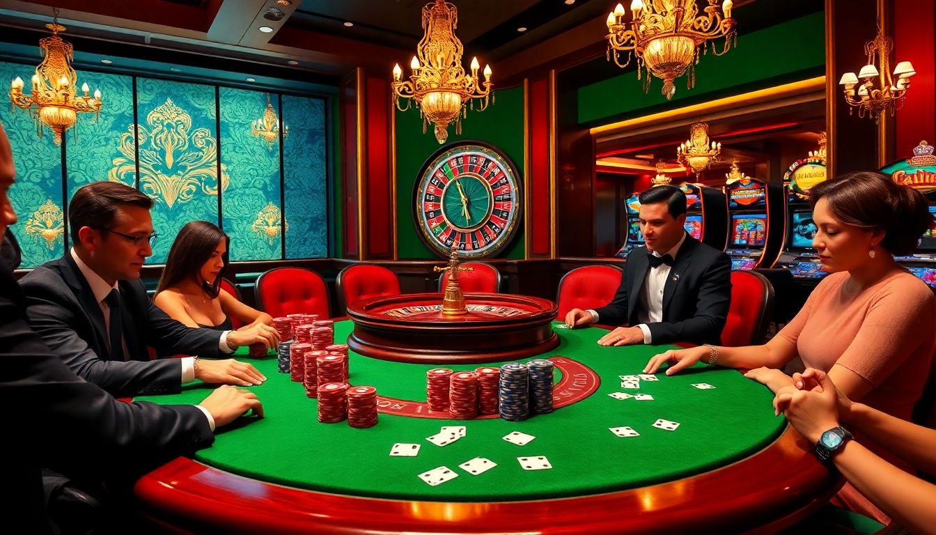Players enjoying poker at SODO CASINO, capturing the thrill of high-stakes gambling.