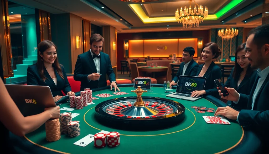 Experience thrilling gameplay at BK8 เว็บตรง casino with high-stakes poker and roulette excitement.