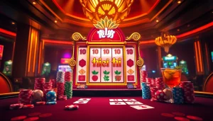 Experience the thrill of nổ hũ with vibrant slots and exciting casino elements.
