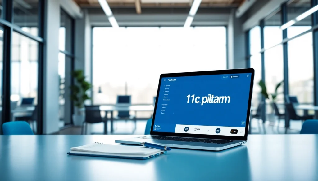 Showcase of 1cplatform functionality in a modern corporate workspace.