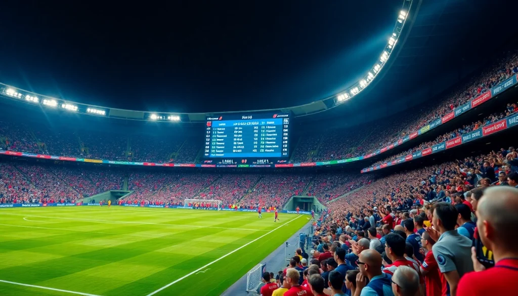 Catch the latest บ้านผลบอล statistics with a lively soccer scoreboard display.