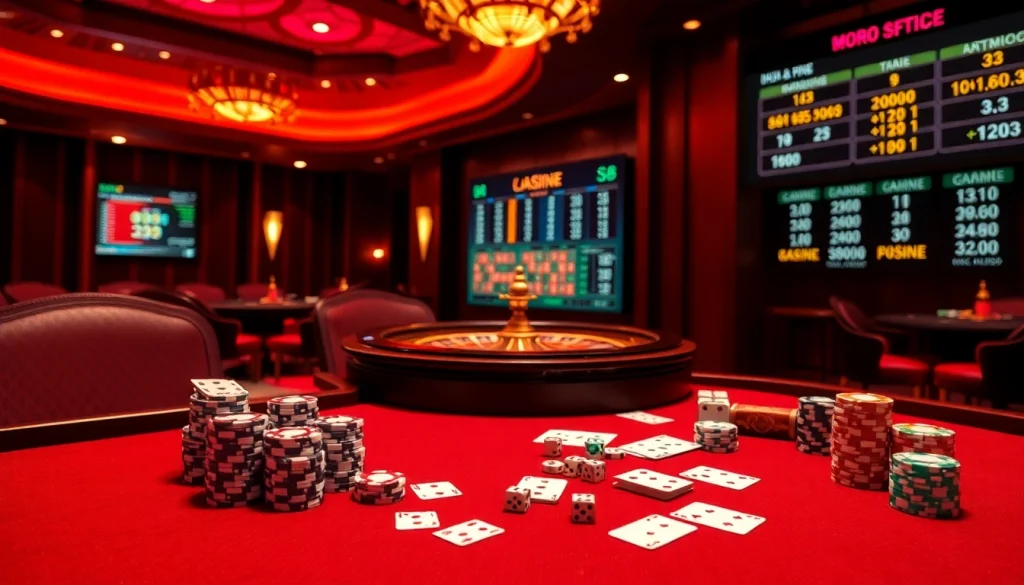 Experience luxury gaming at Nhà Cái S8 with vibrant casino scenes and exciting action.