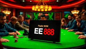 Experience the thrill of high-stakes poker at EE 88 casino with exciting gameplay and luxurious ambiance.