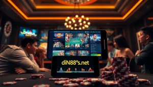 Engaging online gambling experience at https://dn88s.net/ featuring vibrant casino games and players.