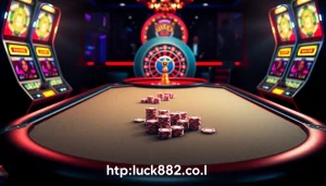 Engaging online gambling environment at https://luck882.co.com/ with immersive casino visuals and poker excitement.