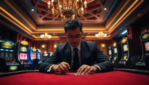 Proses hoki77 login untuk bermain game kasino di meja mewah dengan suasana mewah.