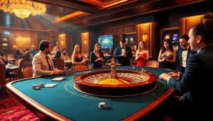 Experience the excitement of casino gaming at https://68vip.bz/ with elegant tables and vibrant players.
