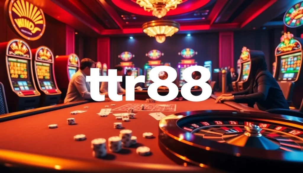 Winning at TR88 casino with exciting poker and roulette games.