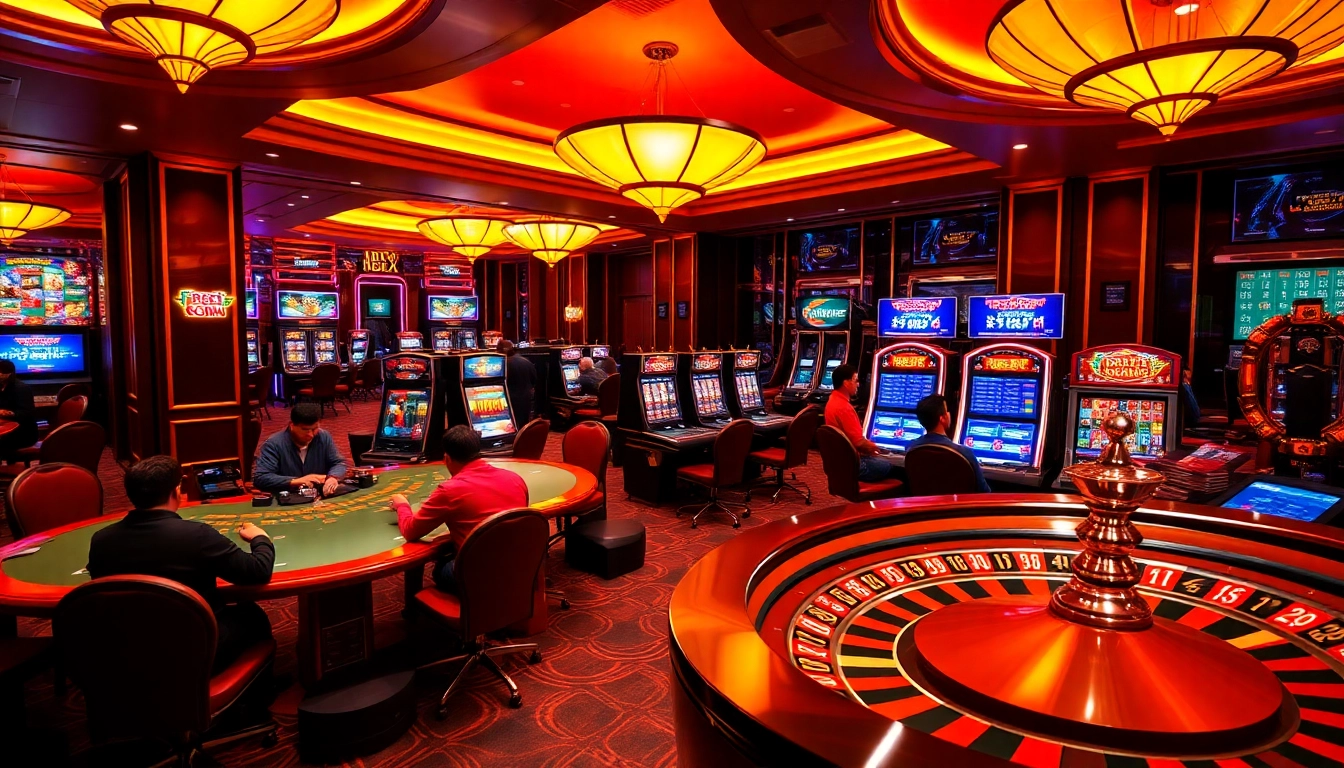 Gambling excitement at F8BET COM with diverse games and vibrant casino visuals.