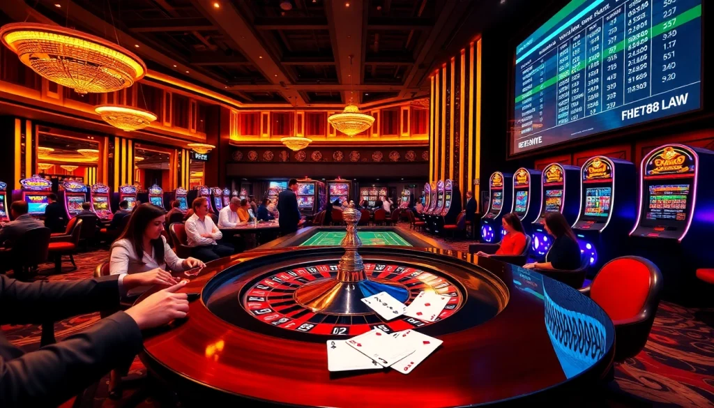 Experience thrilling gameplay at https://f168.law/ with luxurious casino settings and high-stakes action.