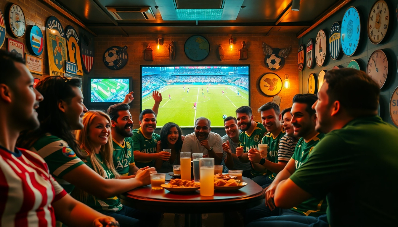 Socolive gold offers an exciting soccer viewing experience in a vibrant sports bar with enthusiastic fans.