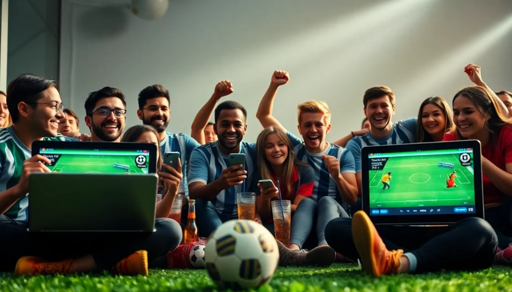Xoilac TV connects passionate football fans streaming live games online, showcasing excitement and engagement.