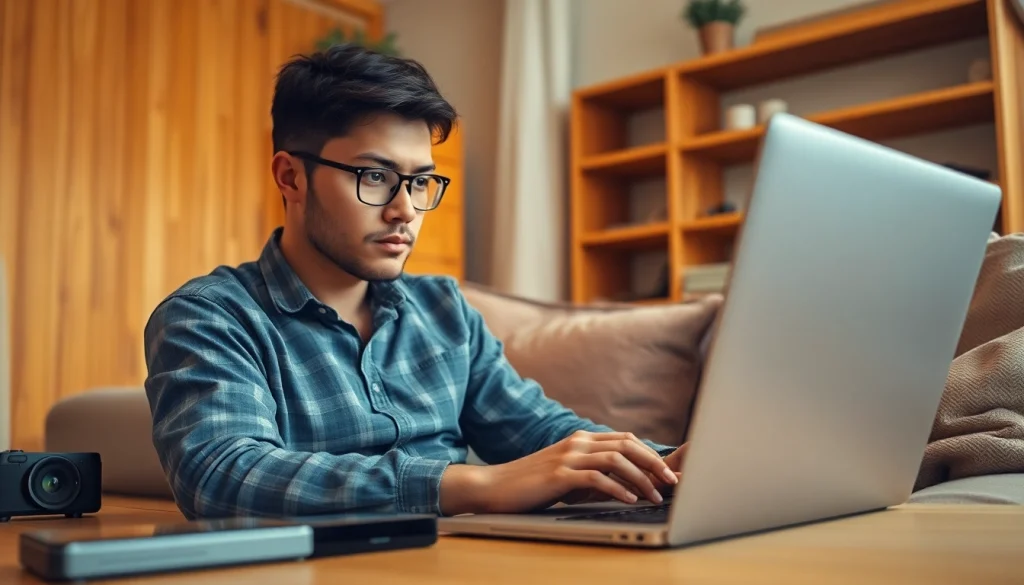 Discover remote python jobs with a professional developer in a cozy home office.