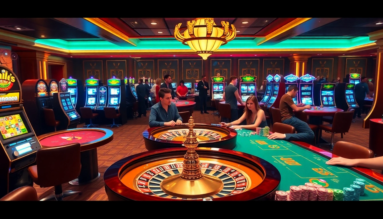 Engaging casino experience at https://8888vv.xyz/ featuring vibrant tables and excited players in high-stakes games.