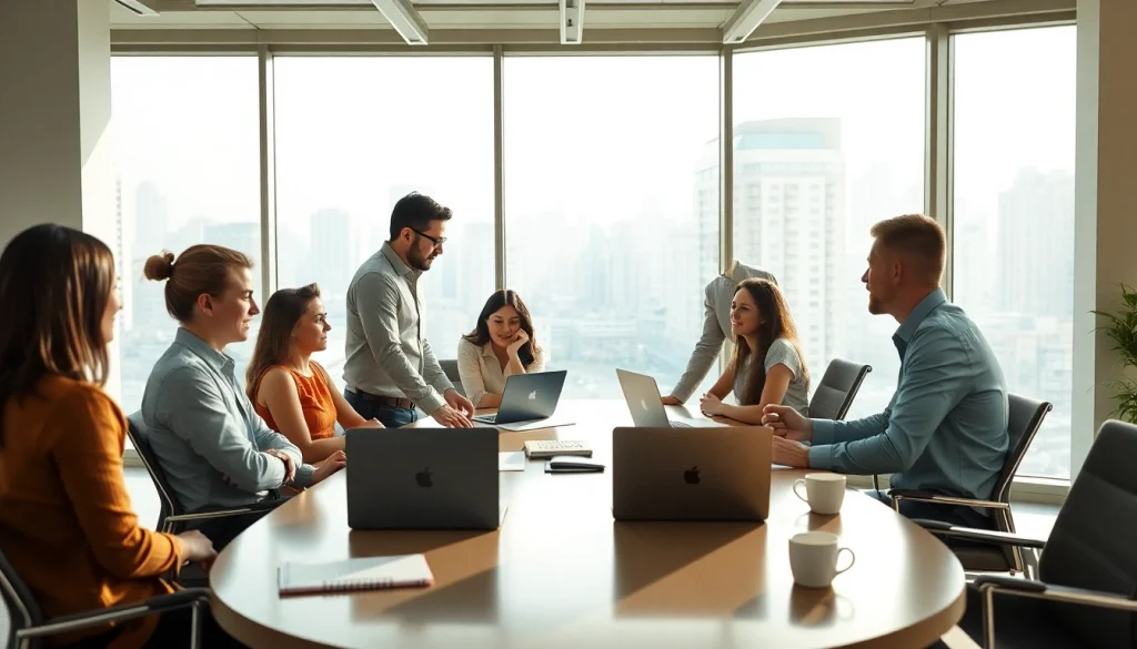 How to achieve effective team brainstorming in a modern office space.