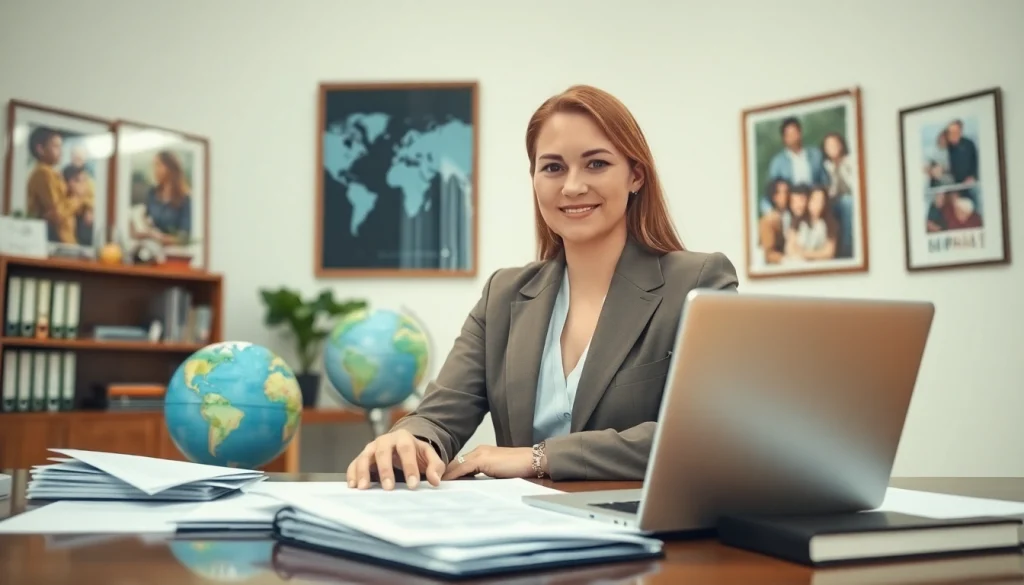 Virginia Immigration Lawyer providing expert advice in a welcoming office environment.