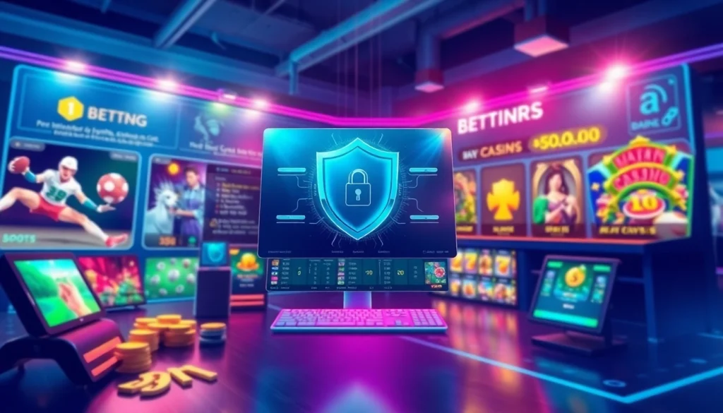 OKATM's modern online betting interface featuring diverse gaming options and robust security measures.