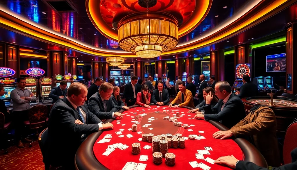 Join the excitement at https://b52pm.com/ with thrilling poker action in a luxurious casino setting.