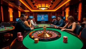 Engage with the thrilling online betting experience at https://789win1.co.com/ featuring vibrant casino tables and excited players.