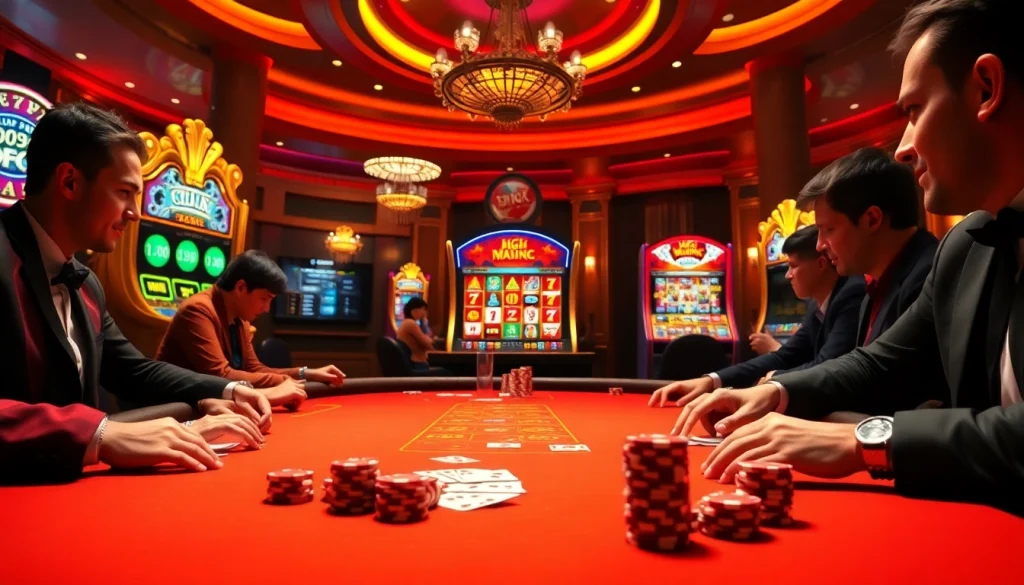 Vivez l'excitation du casino en ligne avec des tables de poker vibrantes, des jeux palpitants et du luxe.